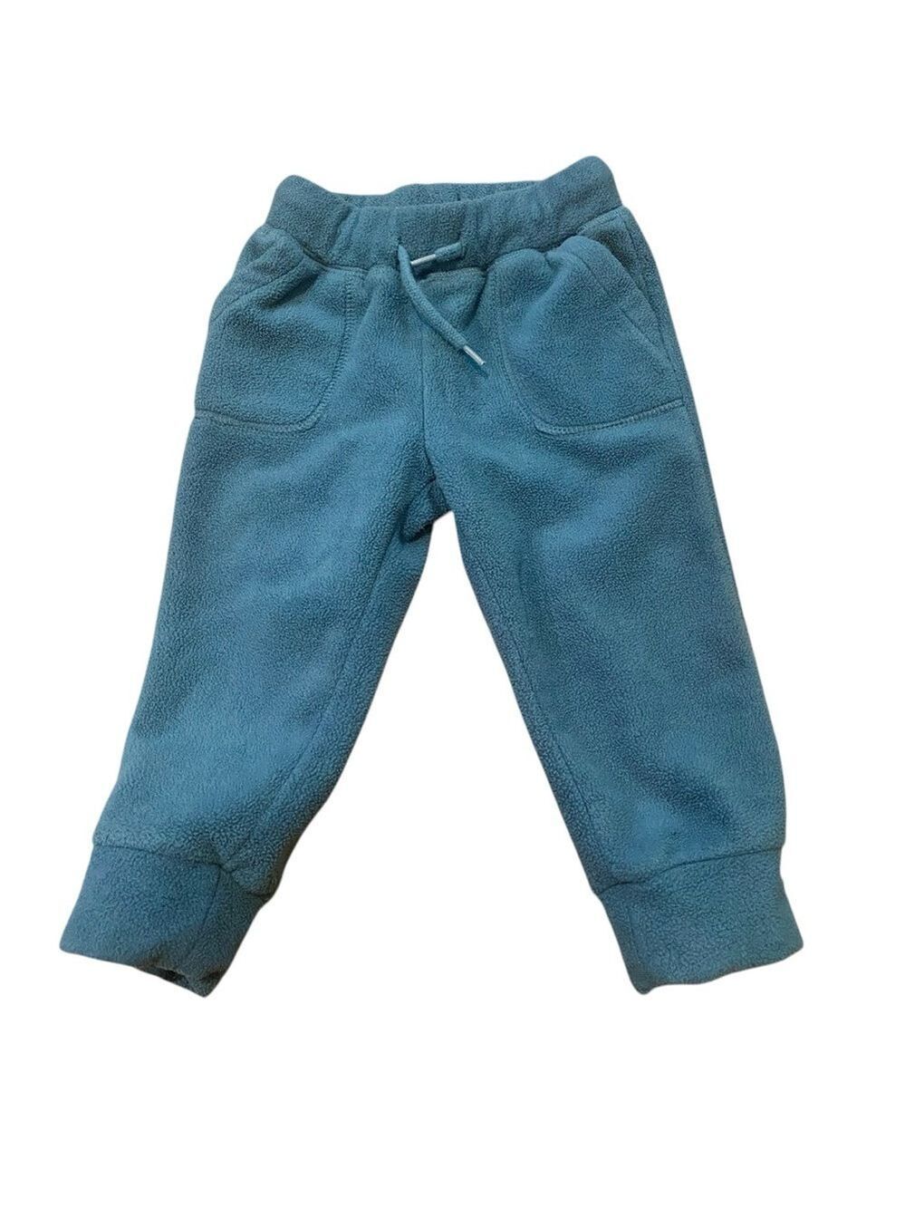 Jan + Jul Fleece Pants 1T 1yr 12-24m Boy Girl Warm Cozy Camping Outdoor Pull on
